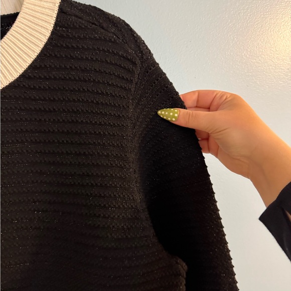 Gorgeous kate spade black and cream cardigan sweater size US S - Picture 3 of 6